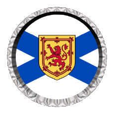 Flags Europe Scotland Round - Rings 