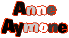 Nome FEMMINILE - Francia A Composto Anne Aymone 