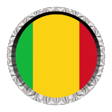 Flags Africa Mali Round - Rings 