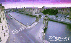 Humor -  Fun Orte - TimeLapse Russie - Saint Pétersbourg 