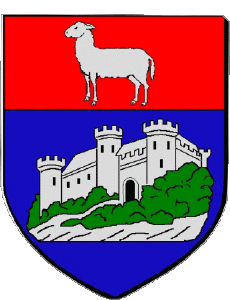 Banderas Francia Departamentos - Ciudades 39 CHAMPAGNOLE 