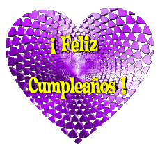 Mensajes Español Feliz Cumpleaños Corazón 008 