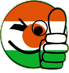 Flags Africa Niger Smiley - OK 