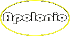 First Names MASCULINE - Spain A Apolonio 
