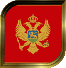 Drapeaux Europe Monténégro Carré 