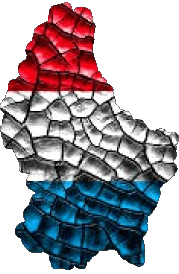 Fahnen Europa Luxemburg Karte 