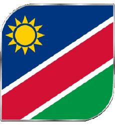 Flags Africa Namibia Square 