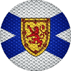 Flags Europe Scotland Round 