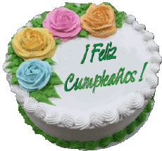 Mensajes Español Feliz Cumpleaños Pasteles 007 