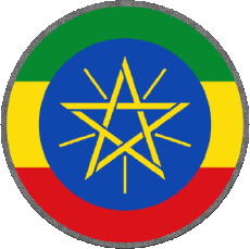 Bandiere Africa Etiopia Tondo 