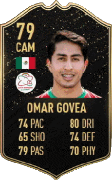 Vídeo Juegos F I F A - Jugadores  cartas México Omar Govea 