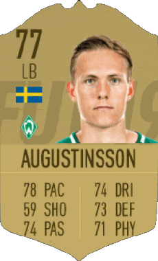Multimedia Videogiochi F I F A - Giocatori carte Svezia Ludwig Augustinsson 