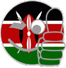 Flags Africa Kenya Smiley - OK 