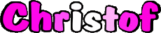 Vorname Mann - Deutschland C Christof 