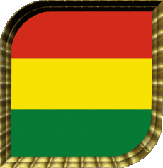 Bandiere America Bolivia Quadrato 