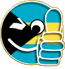 Fahnen Amerika Bahamas Smiley - OK 