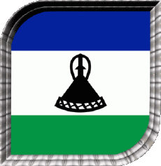 Fahnen Afrika Lesotho Plaza 