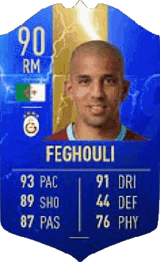 Multimedia Vídeo Juegos F I F A - Jugadores  cartas Argelia Sofiane Feghouli 