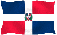 Flags America Dominican Republic Waving 