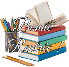 Nachrichten Französisch Bonne Rentrée Transparenter Hintergrund 016 