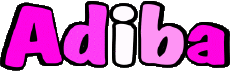 Vorname WEIBLICH - Maghreb Muslim A Adiba 