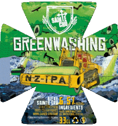 Greenwashing-Getränke Bier Frankreich Sainte Cru Greenwashing