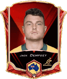 Sportivo Rugby - Giocatori Australia Jack Dempsey 