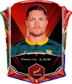 Deportes Rugby - Jugadores Africa del Sur Equipo 2022 Francois Louw 