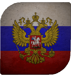 Drapeaux Europe Russie Carré 