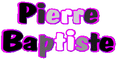 Prénoms MASCULIN - France P Pierre Baptiste 
