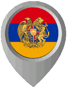 Bandiere Asia Armenia Perno di posizione 
