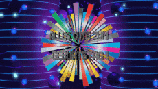 Mensajes Alemán Alles Gute zum Geburtstag Zusammenfassung - geometrisch Fondo animado 003 