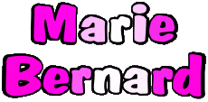 Prénoms FEMININ - France M Composé Marie Bernard 