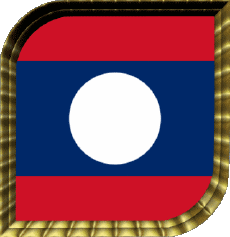 Flags Asia Laos Square 