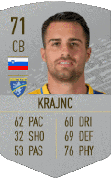 Multi Média Jeux Vidéo F I F A - Joueurs Cartes Slovénie Luka Krajnc 