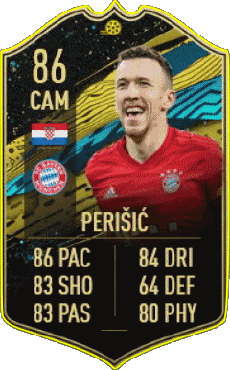 Multi Media Video Games F I F A - Card Players Croatia Ivan Perisic 