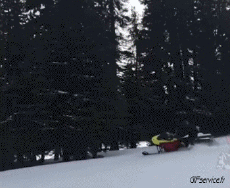 Humour - Fun Transports Motoneige Gamelles Fail 