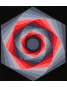 Humor - Fun Pintor de artistas Victor Vasarely 