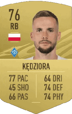 Multi Media Video Games F I F A - Card Players Poland Tomasz Kedziora 