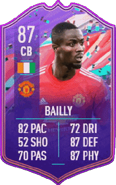 Multimedia Vídeo Juegos F I F A - Jugadores  cartas Costa de Marfil Eric Bailly 