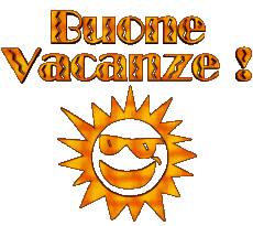 Nachrichten Italienisch Buone Vacanze Transparenter Hintergrund 04 