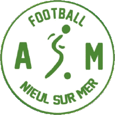 Sports FootBall Club France Logo Nouvelle-Aquitaine 17 - Charente-Maritime AS Maritime de Nieul Sur Mer 