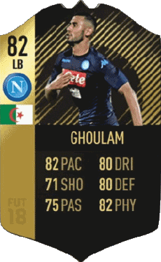 Jeux Vidéo F I F A - Joueurs Cartes Algérie Faouzi Ghoulam 