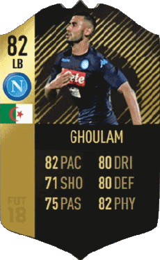 Multi Média Jeux Vidéo F I F A - Joueurs Cartes Algérie Faouzi Ghoulam 