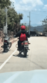 Humor -  Fun Transport Motorräder Route Gamelles Fail 02 