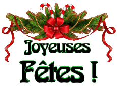 Messages French Joyeuses Fêtes (Noël) Serie 08 