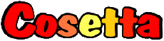 Vorname WEIBLICH - Italien C Cosetta 