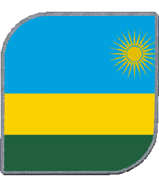 Fahnen Afrika Ruanda Platz 