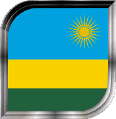 Fahnen Afrika Ruanda Plaza 