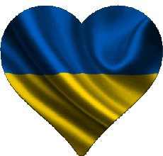 Bandiere Europa Ucraina Cuore 
